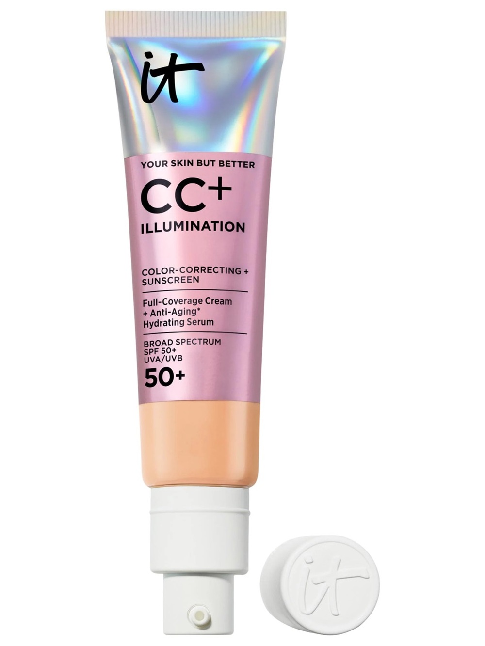 IT Cosmetics CC+ Illumination Color-Correcting Cream SPF 50+ - Light